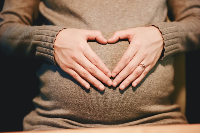 pregnant woman belly